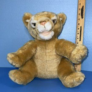 Build A Bear Puma Cougar Mountain Lion Wild Cat 12" Plush Zoo Stuffed Animal BAB